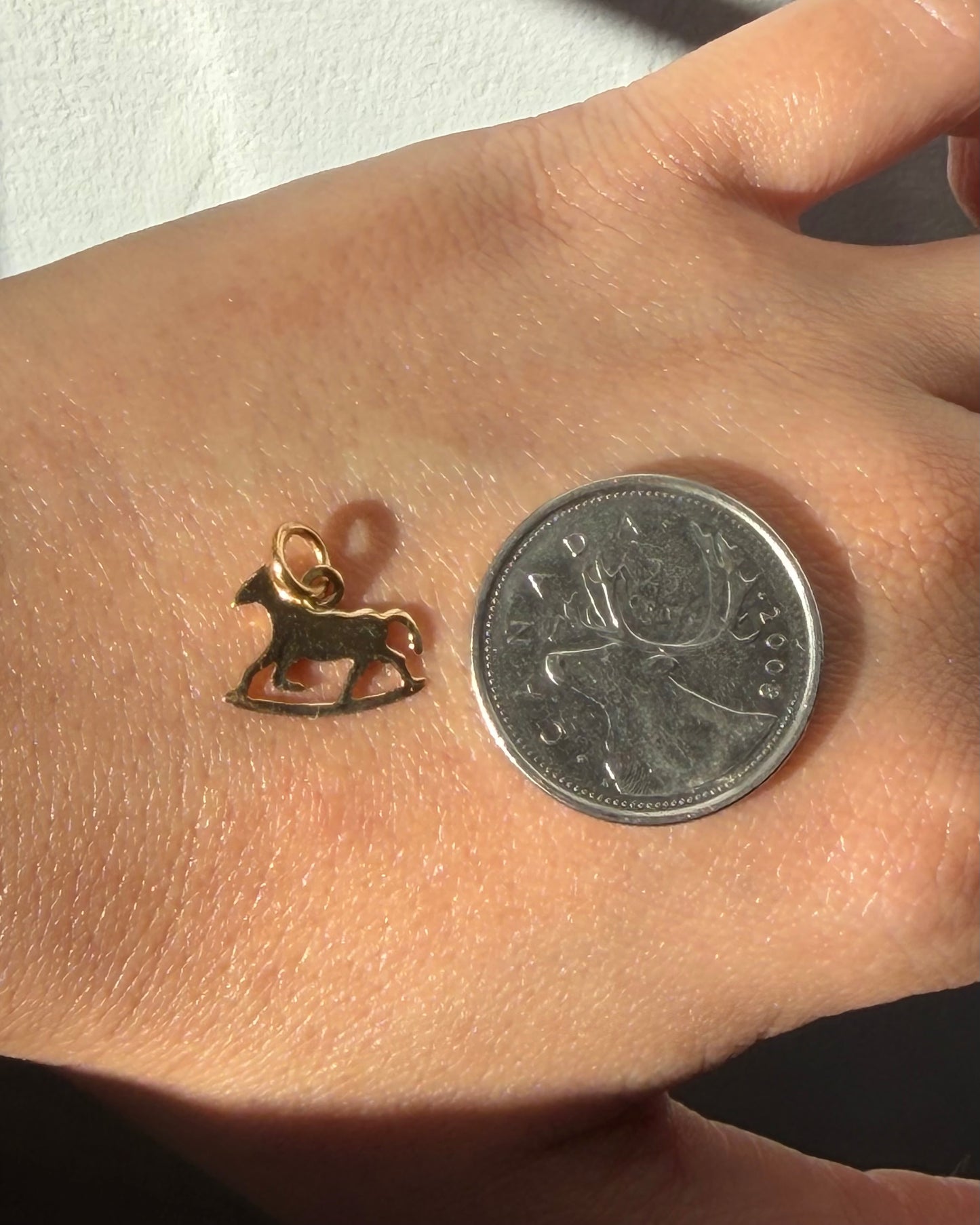 Vintage 18k Gold Pomellato DoDo Rocking Horse Charm