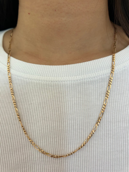 Vintage 10k Figaro Chain