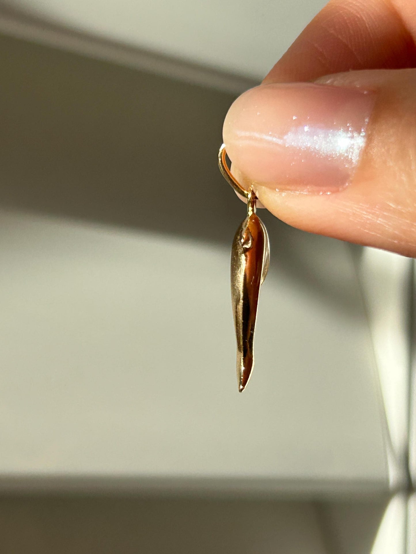 Vintage 18k Yellow Gold Dolphin Charm - French Hallmarks