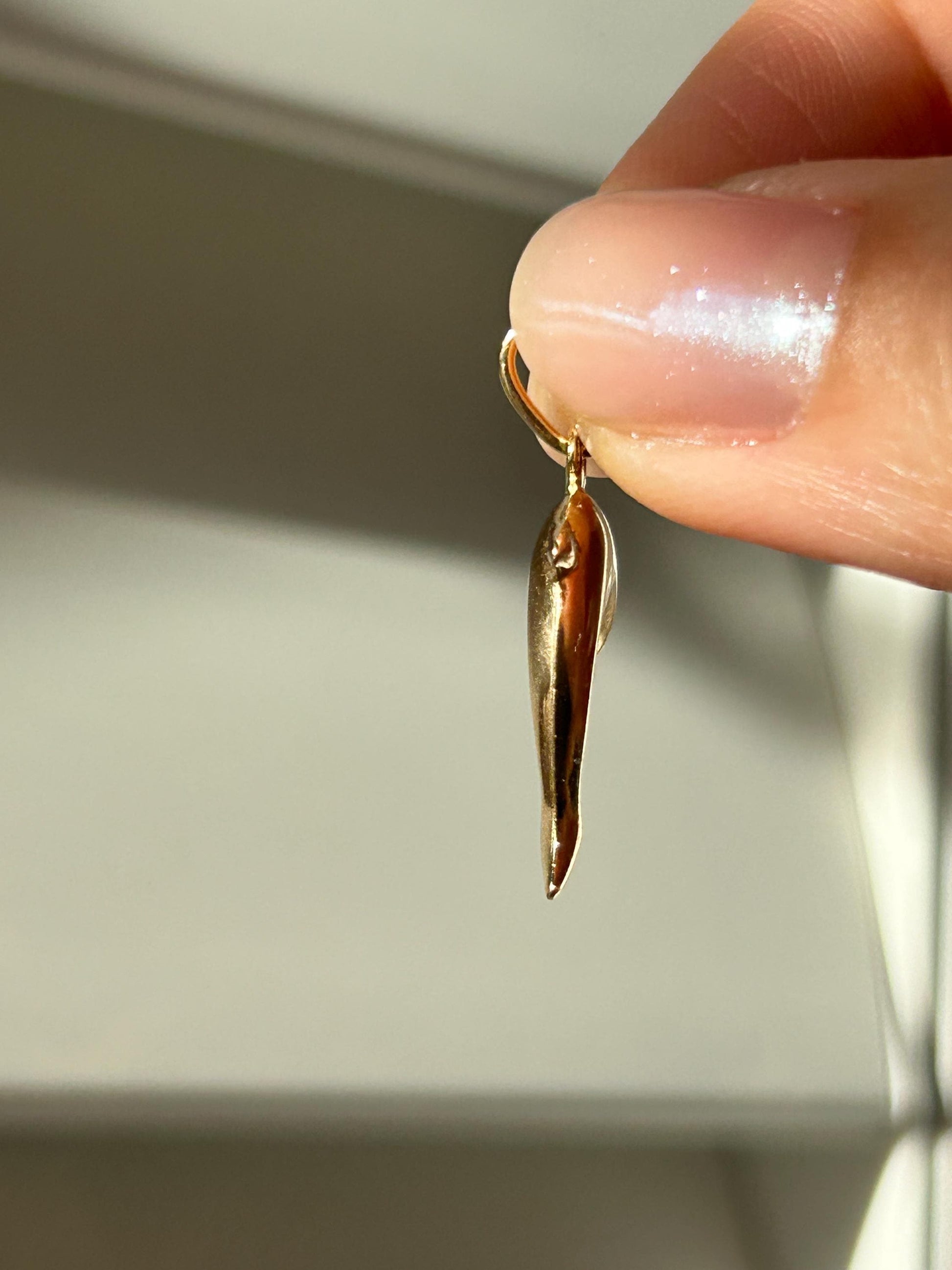 Vintage 18k Yellow Gold Dolphin Charm - French Hallmarks