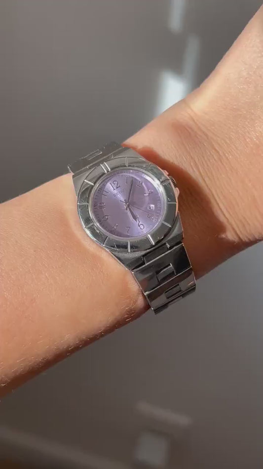 Vintage Seiko Stainless Steel Watch: Made in Japan, Y2K, Wristsize under 6”