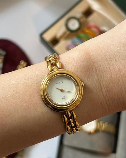Vintage Tom Ford Era Gucci Interchangeable Bezel Bracelet Watch