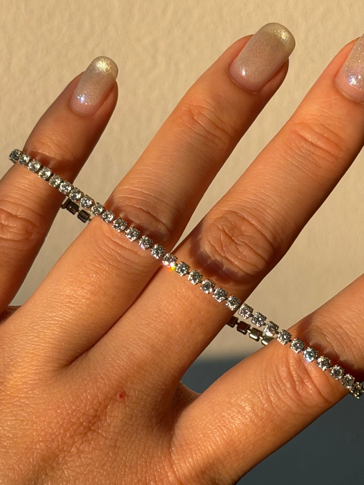 Vintage Platinum 3.0 CTW Diamond Tennis Bracelet