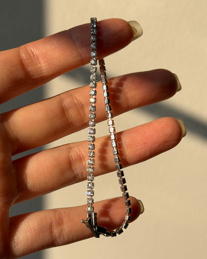 Vintage Platinum 3.0 CTW Diamond Tennis Bracelet