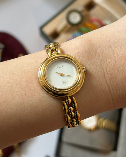 Vintage Tom Ford Era Gucci Interchangeable Bezel Bracelet Watch