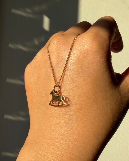 Vintage 18k Gold Pomellato DoDo Rocking Horse Charm