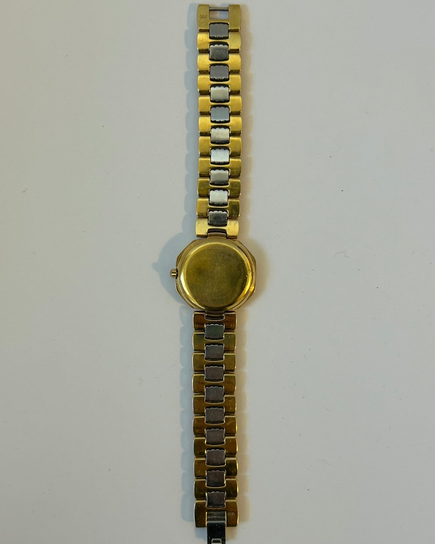 Vintage Mid 80’s Christian Dior Paris Octagon Two-Tone Watch — Diamond Hour Markers