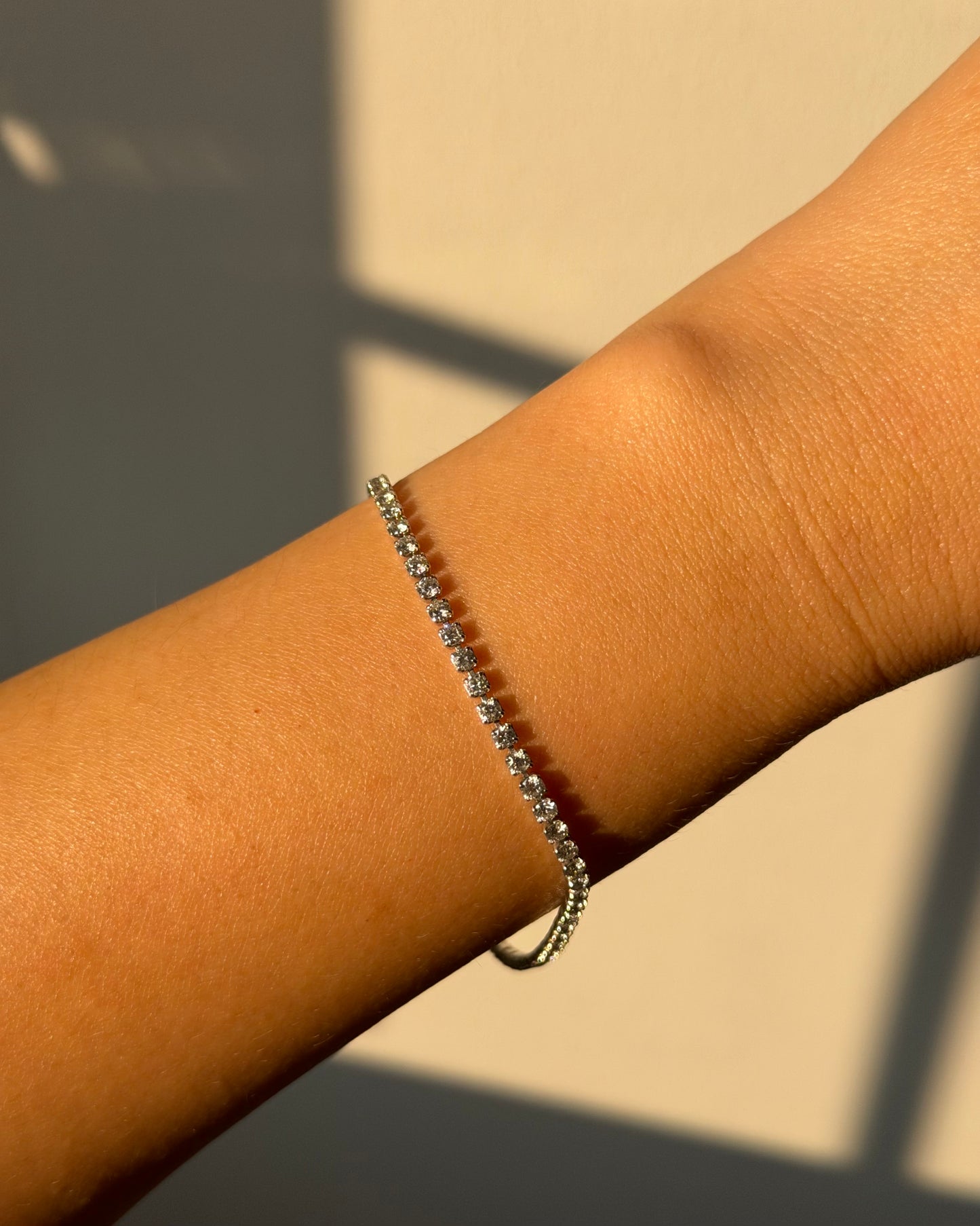 Vintage Platinum 3.0 CTW Diamond Tennis Bracelet