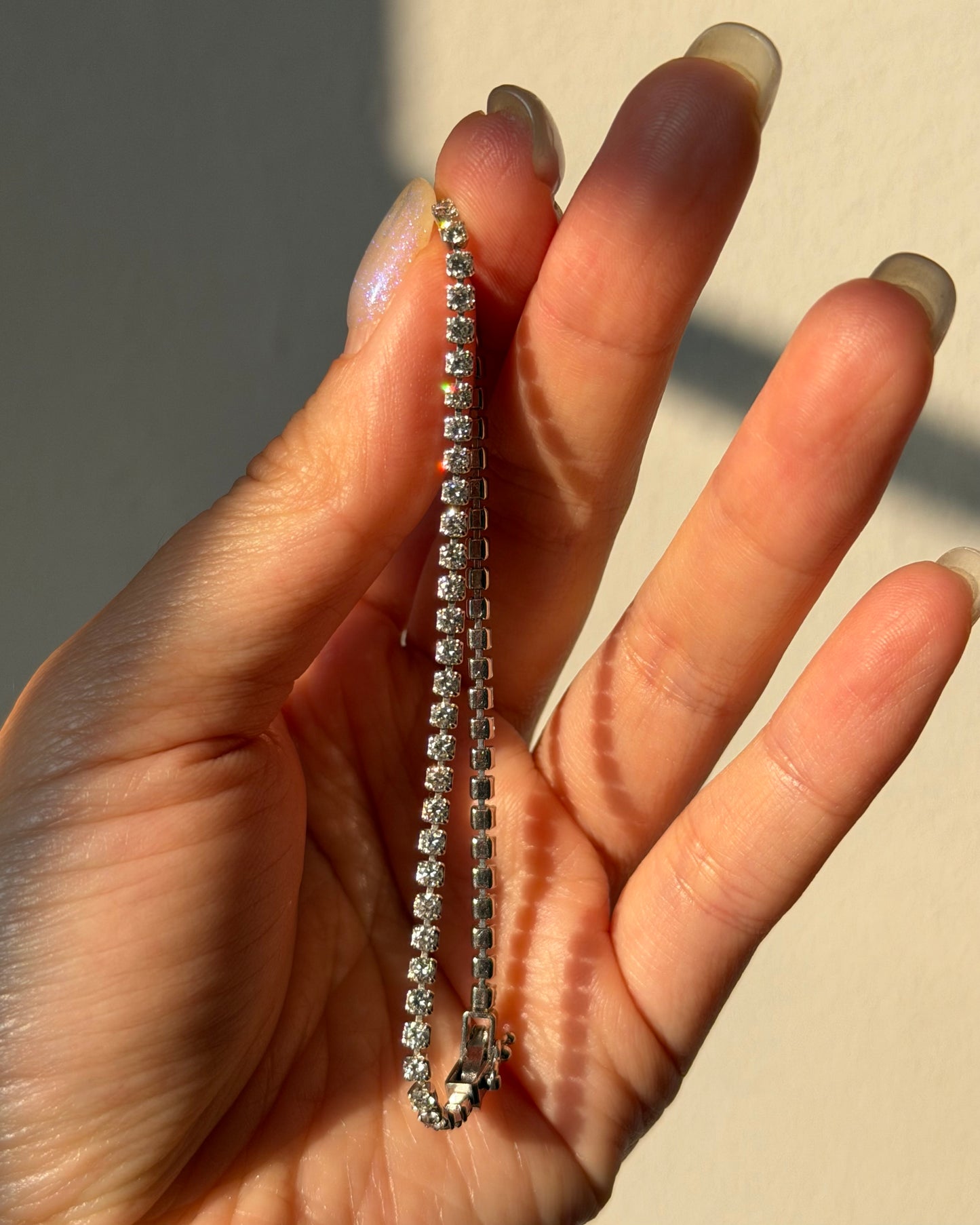 Vintage Platinum 3.0 CTW Diamond Tennis Bracelet