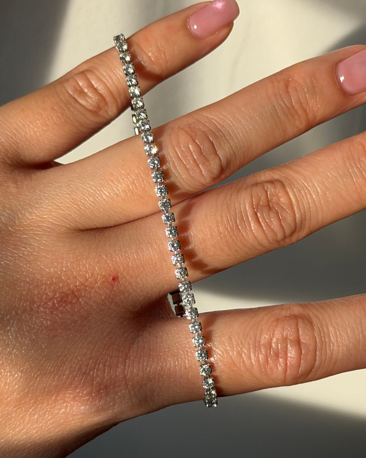 Vintage Platinum 3.0 CTW Diamond Tennis Bracelet