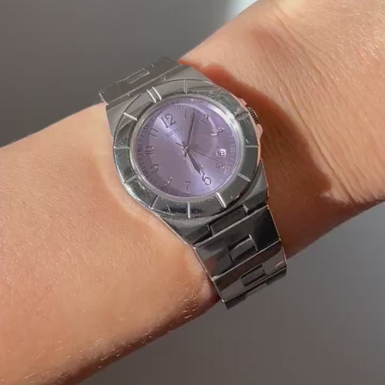 Vintage Seiko Stainless Steel Watch: Made in Japan, Y2K, Wristsize under 6”